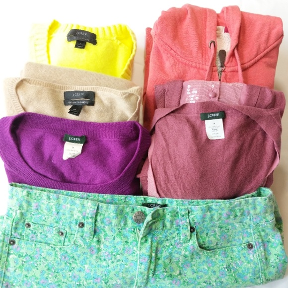 J. Crew Other - 6 Pieces J. CREW Cardigan Sweater Hoodie Short M